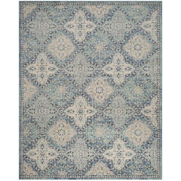 Safavieh Evoke Large Rectangle Area Rug, Light Blue and Ivory - 10 x 14 ft. EVK274C-10